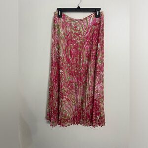 Ruby Rd pleated long skirt Size 6
